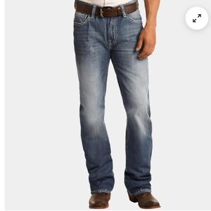 Rock & Roll Denim Relaxed Straight Leg Double Barrel Jeans